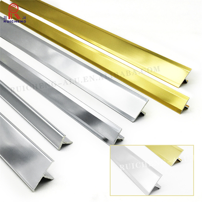 6063 / 6061 Aluminum T Transition Strip Brushed Oxidation Powder Coating Surface Treatment